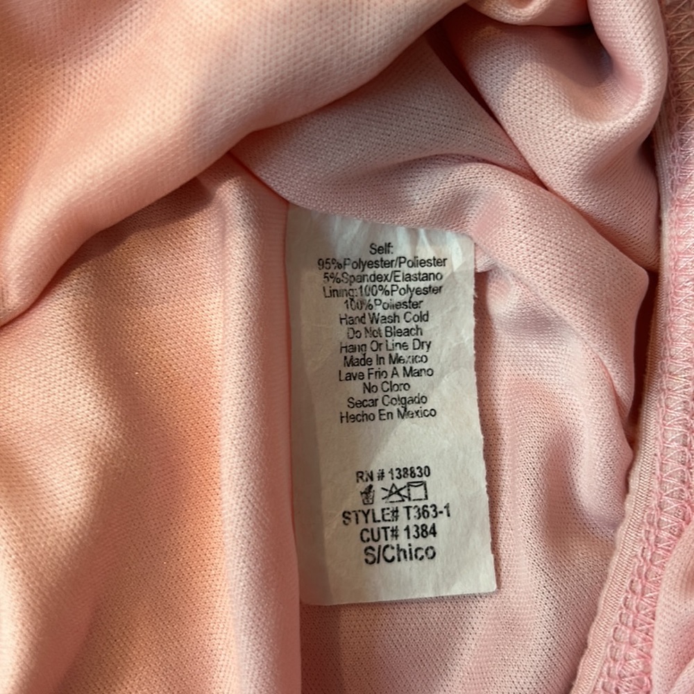 Pink Ribbed Fitted Bodysuit - Picture 5 of 5